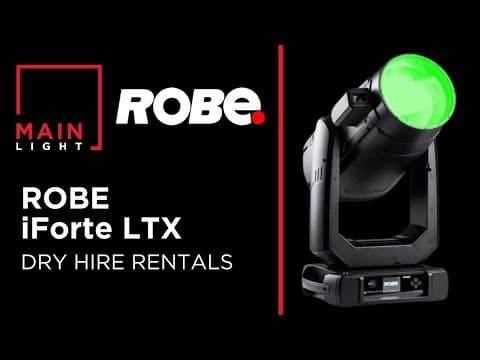 ROBE iForte LTX FS Demo Video