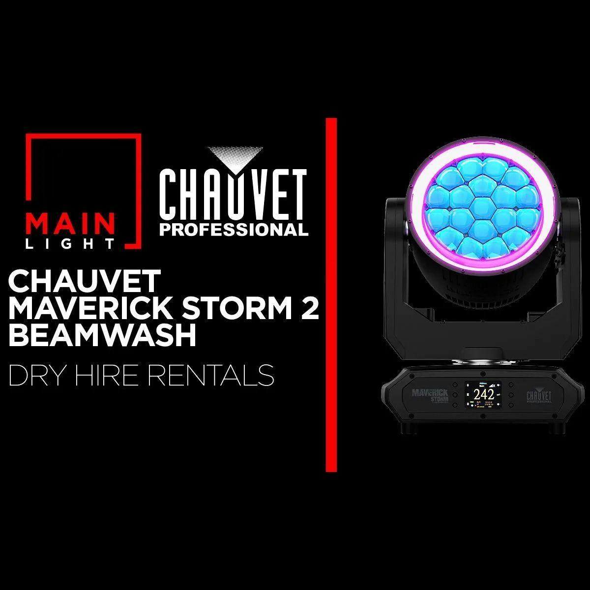 Video thumbnail for the Chauvet Maverick Storm 2 BeamWash Demo Video produced by Main Light
